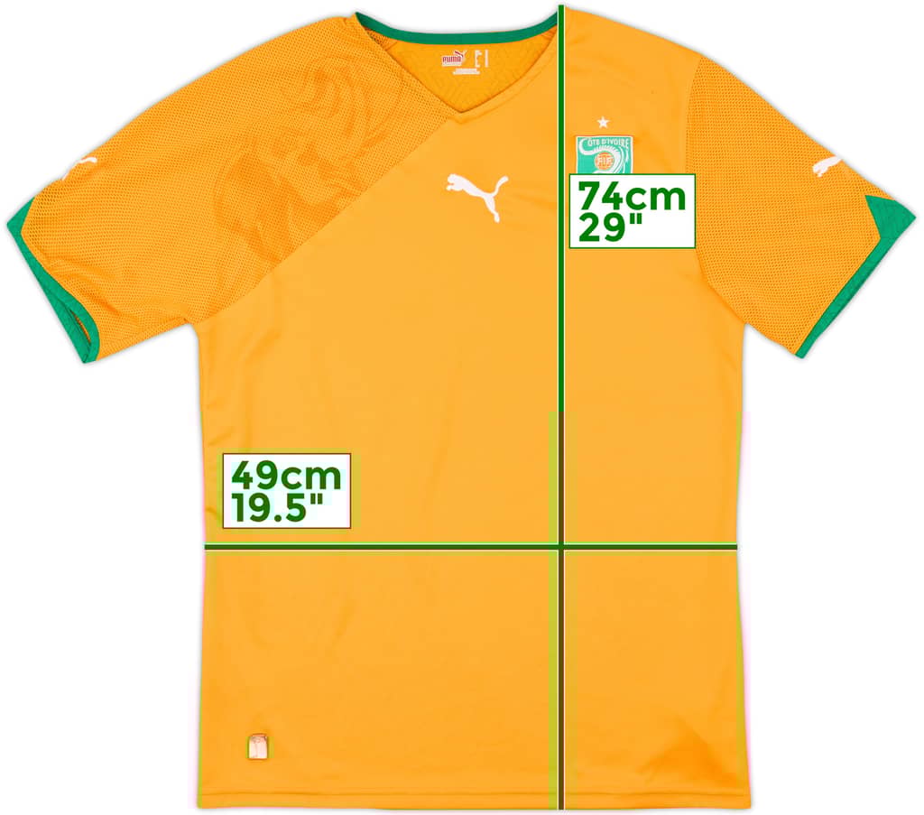 2008-10 Ivory Coast Home Shirt - 9/10 - (M)
