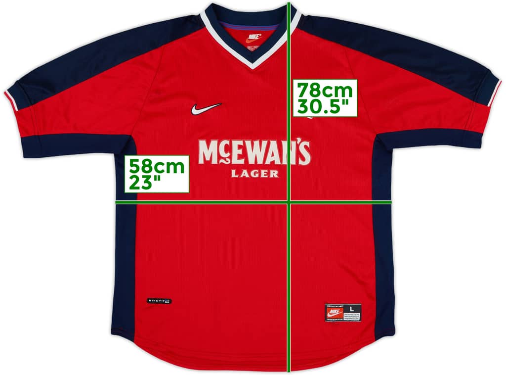 1998-99 Rangers Away Shirt - 7/10 - (L)