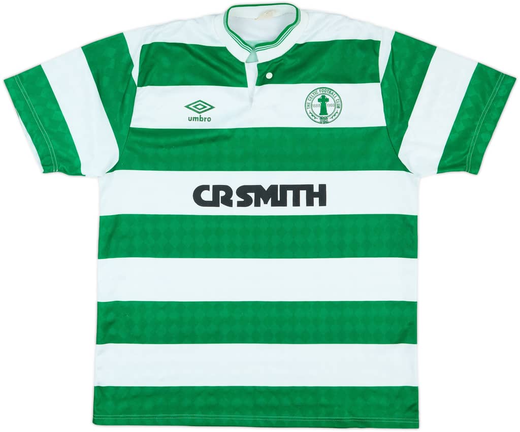 1987-89 Celtic Centenary Home Shirt - 8/10 - (S)