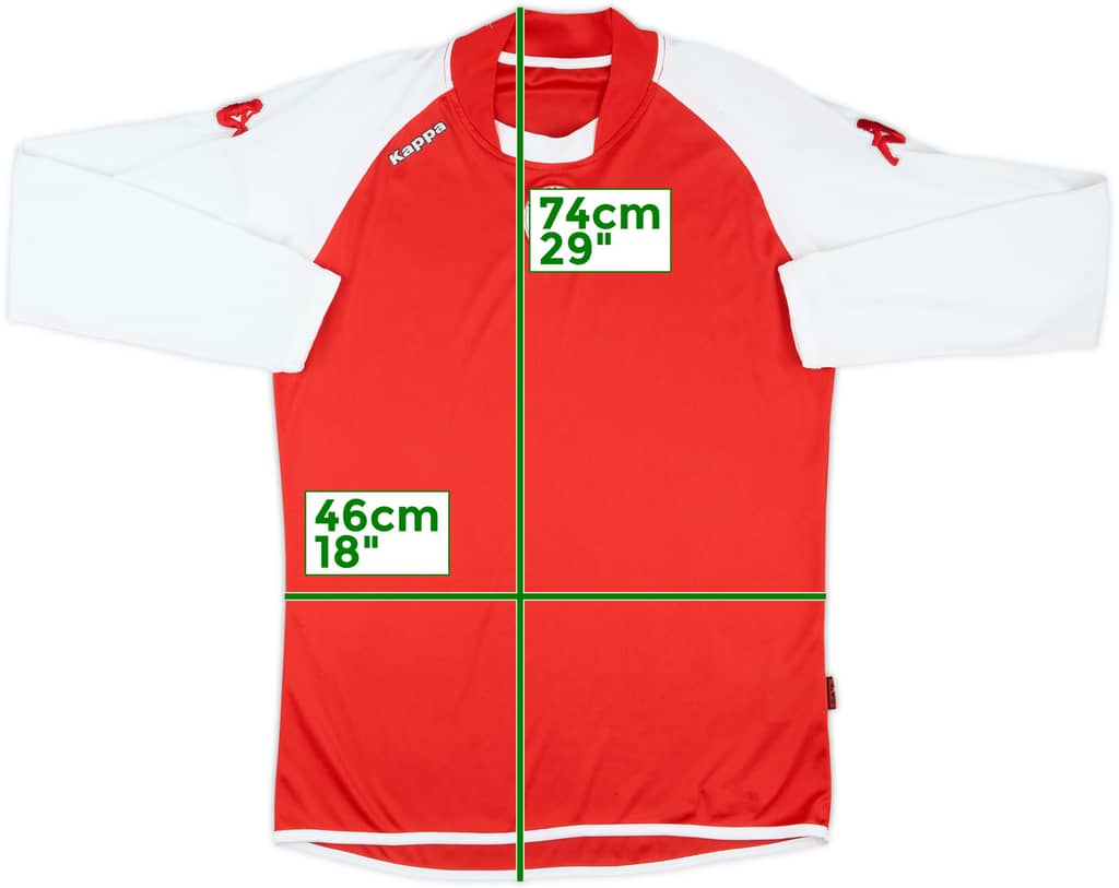2012-13 Stade Reims Home L/S Shirt - 7/10 - (M)