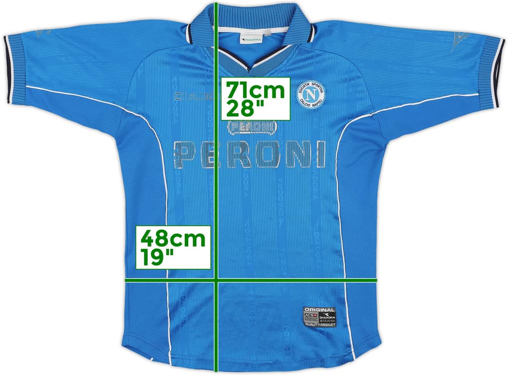 2000-01 Napoli Home Shirt - 4/10 - (M)