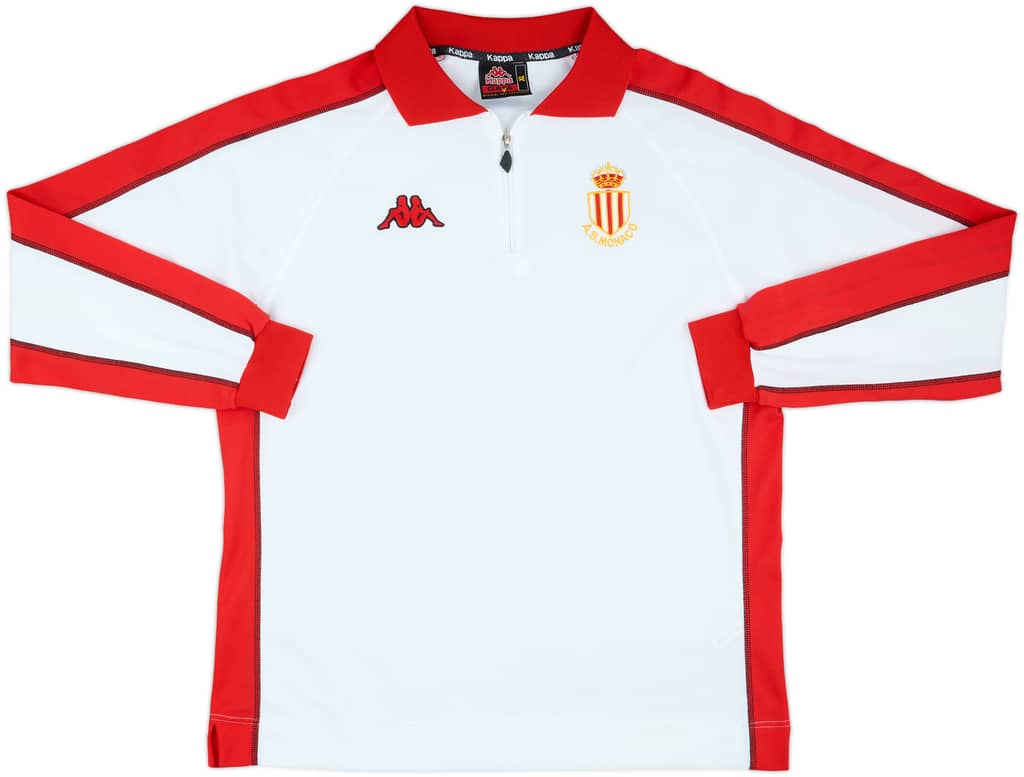 2000-01 Monaco Kappa 1/4 Zip L/S Training Shirt - 9/10 - (XL)