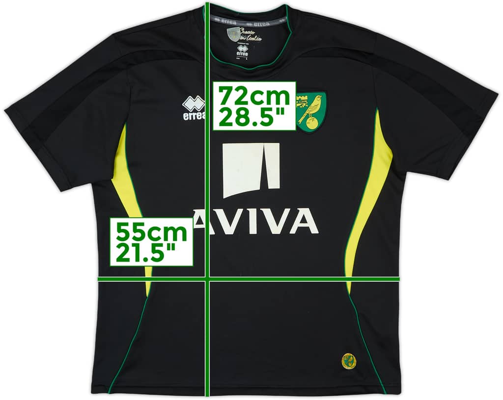 2012-13 Norwich City Away Shirt - 6/10 - (L)
