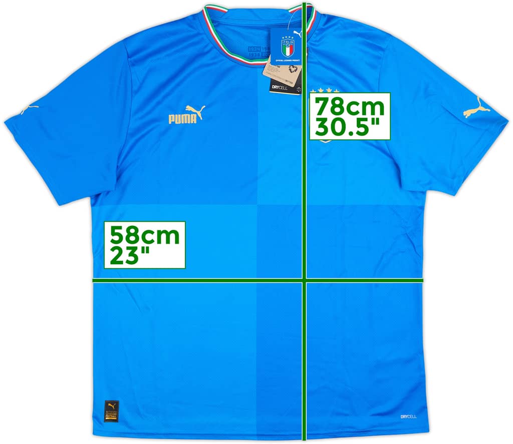 2022-23 Italy Home Shirt (XL)