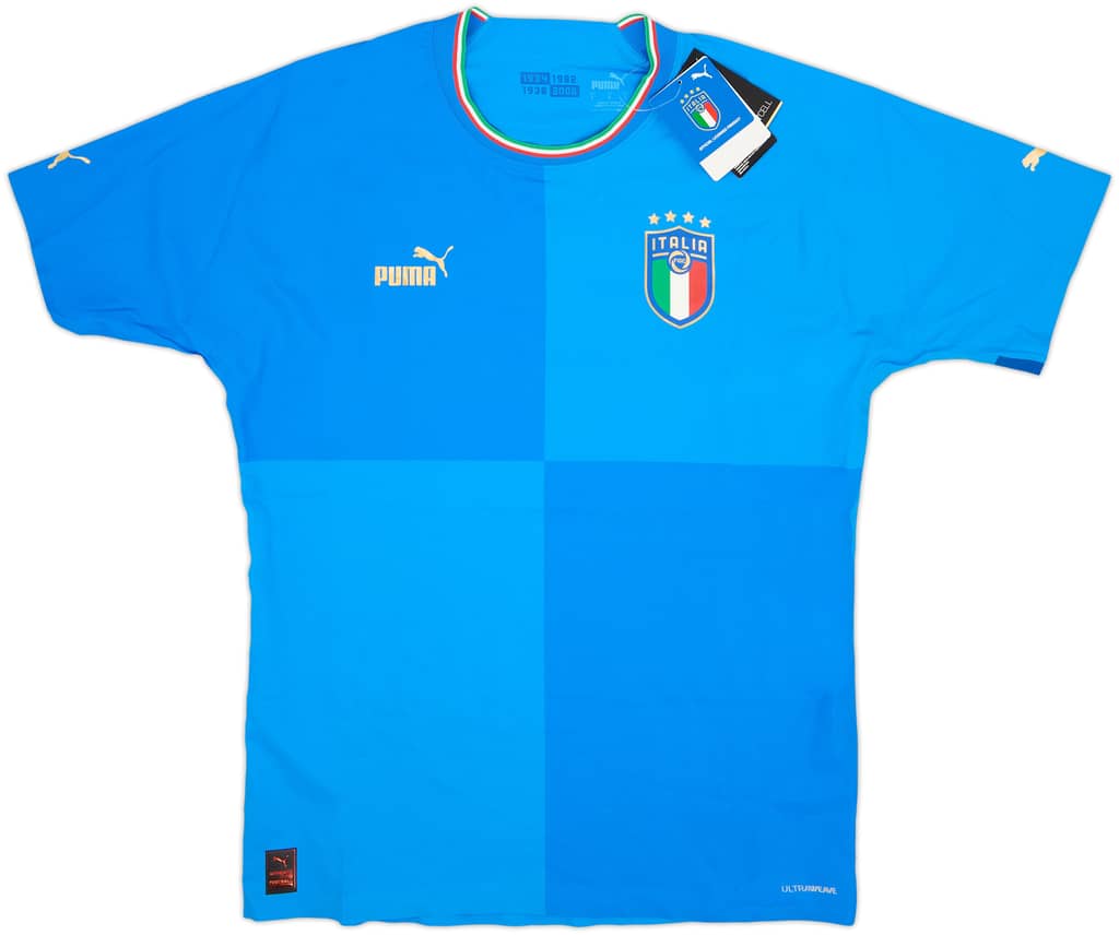 2022-23 Italy Authentic Home Shirt (L)
