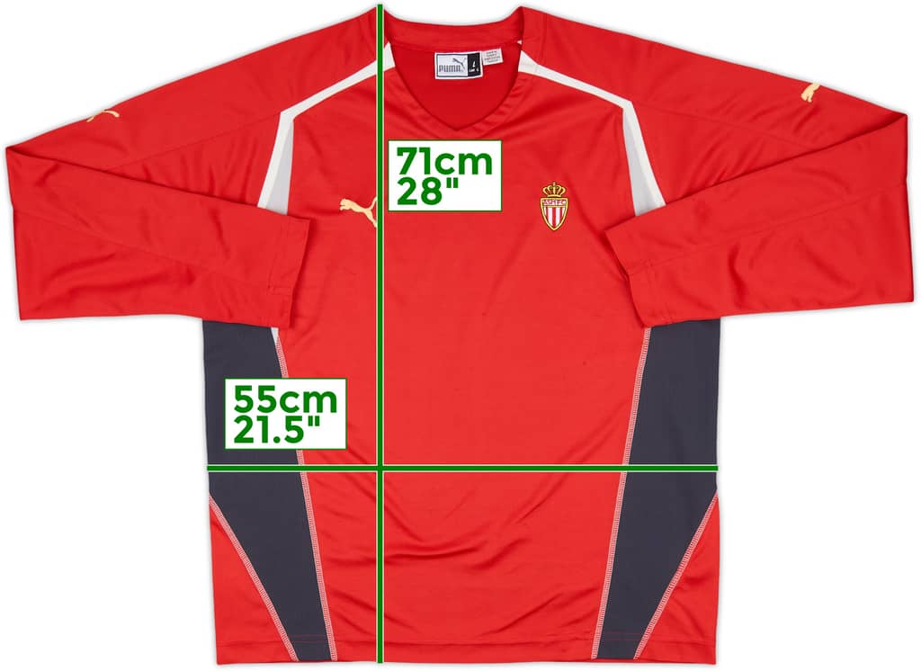 2004-05 Monaco Puma Training L/S Shirt - 6/10 - (L)