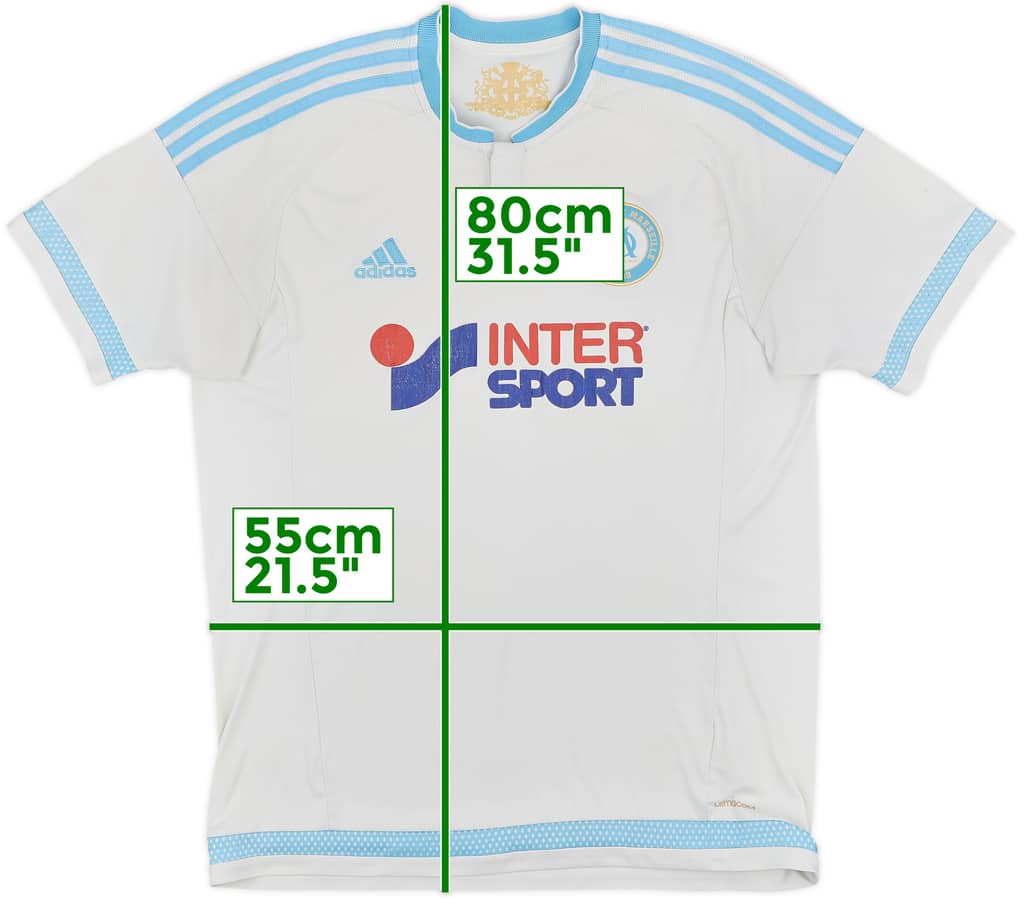 2015-16 Olympique Marseille Home Shirt - 5/10 - (L)