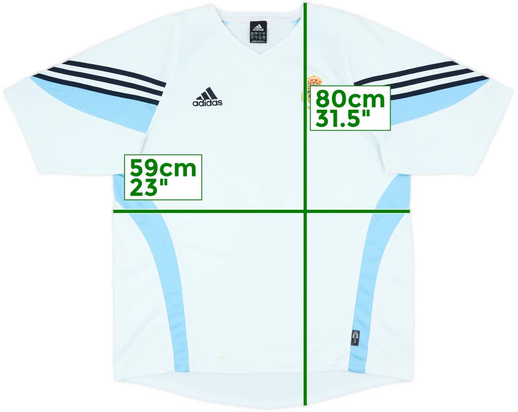 2003-04 Real Madrid adidas Training Shirt - 7/10 - (L/XL)