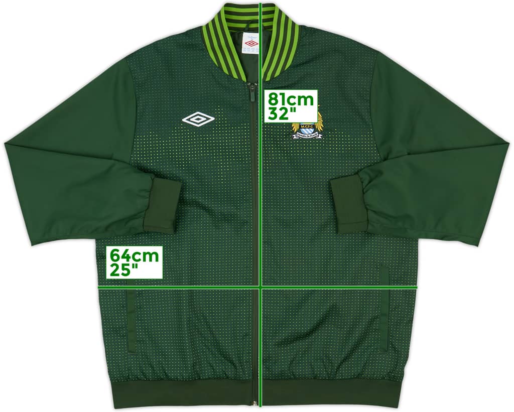 2011-12 Manchester City Umbro Track Jacket - 10/10 - (XXL)