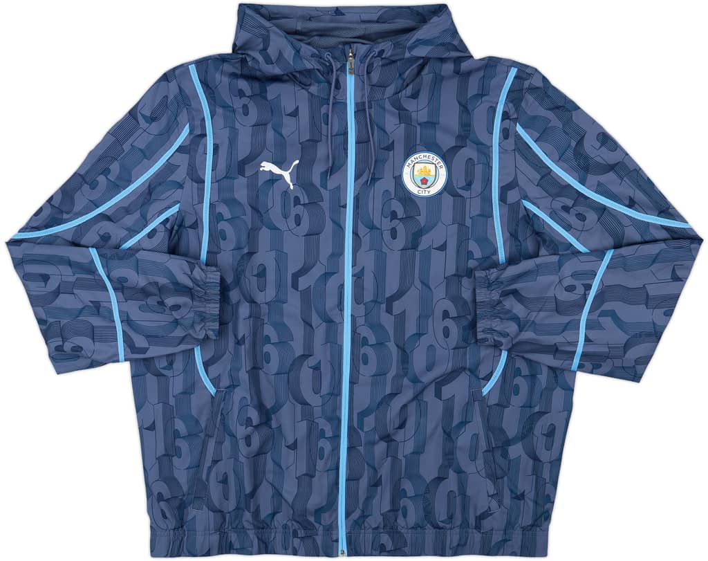 2024-25 Manchester City Puma Hooded Track Jacket - 10/10 - (XXL)
