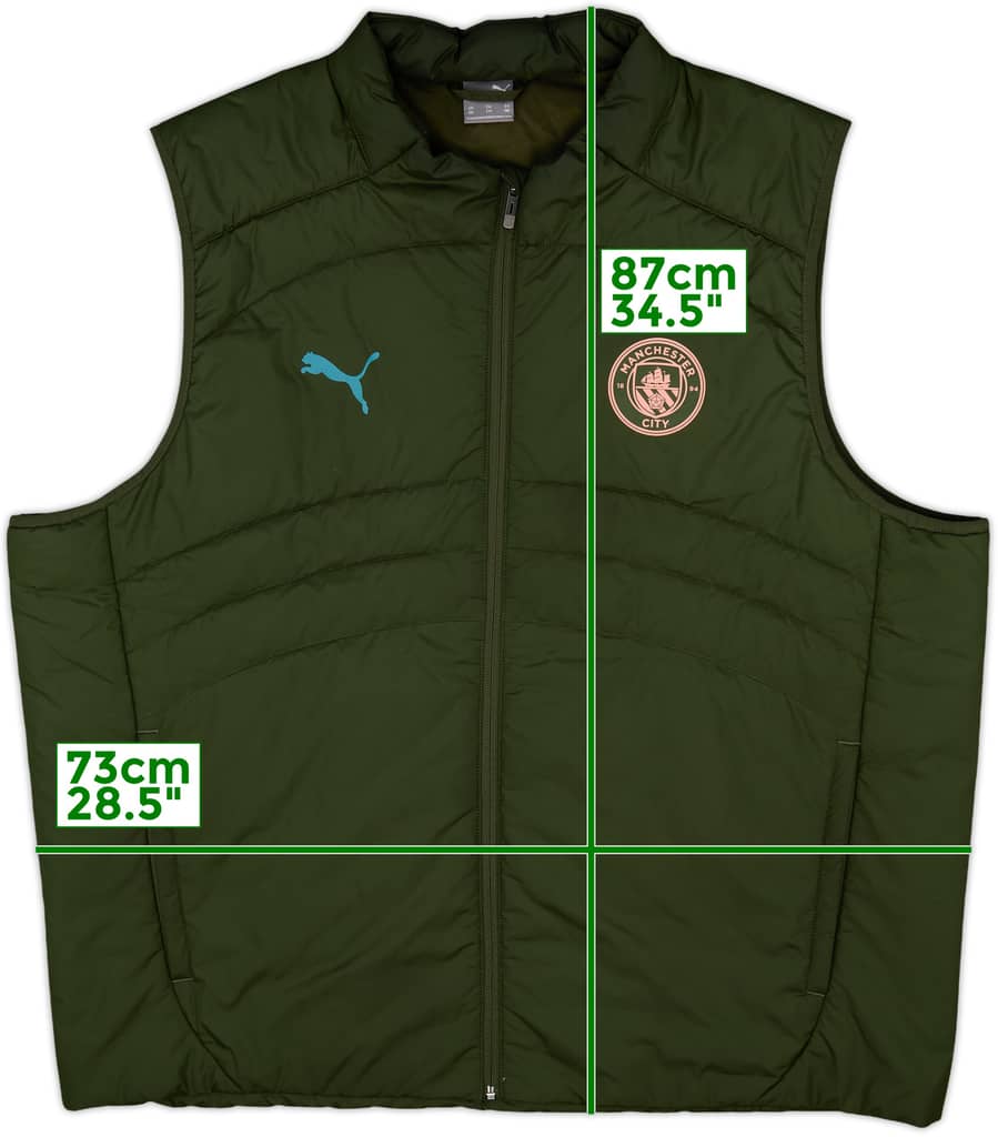 2024-25 Manchester City Puma Gilet - 7/10 - (3XL)