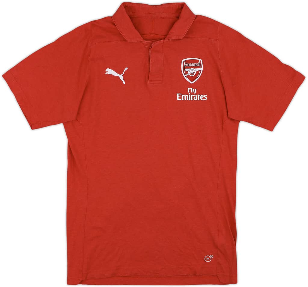 2017-18 Arsenal Puma Polo Shirt - 8/10 - (M)