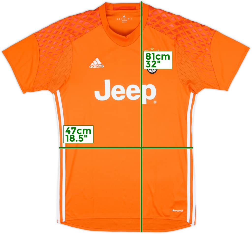 2016-17 Juventus GK S/S Shirt - 9/10 - (M)