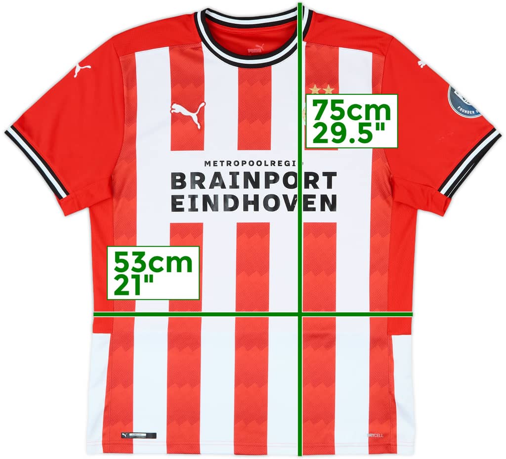 2020-21 PSV Home Shirt - 8/10 - (L)