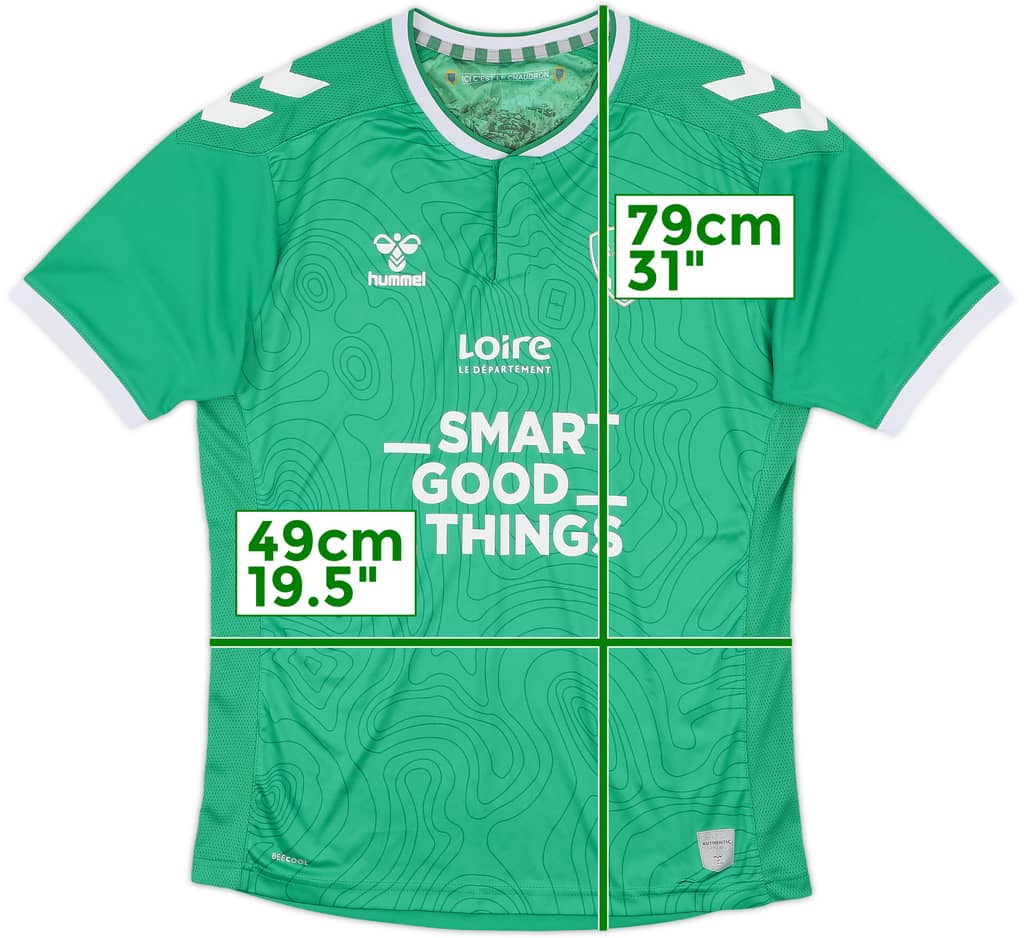 2022-23 Saint Etienne Home Shirt - 10/10 - (M)