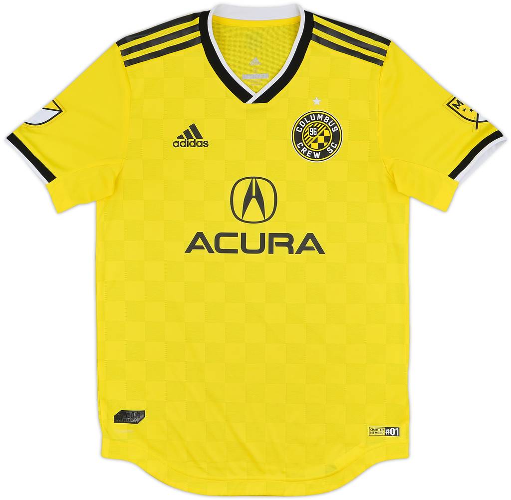 2019 Columbus Crew Authentic Home Shirt - 8/10 - (S)