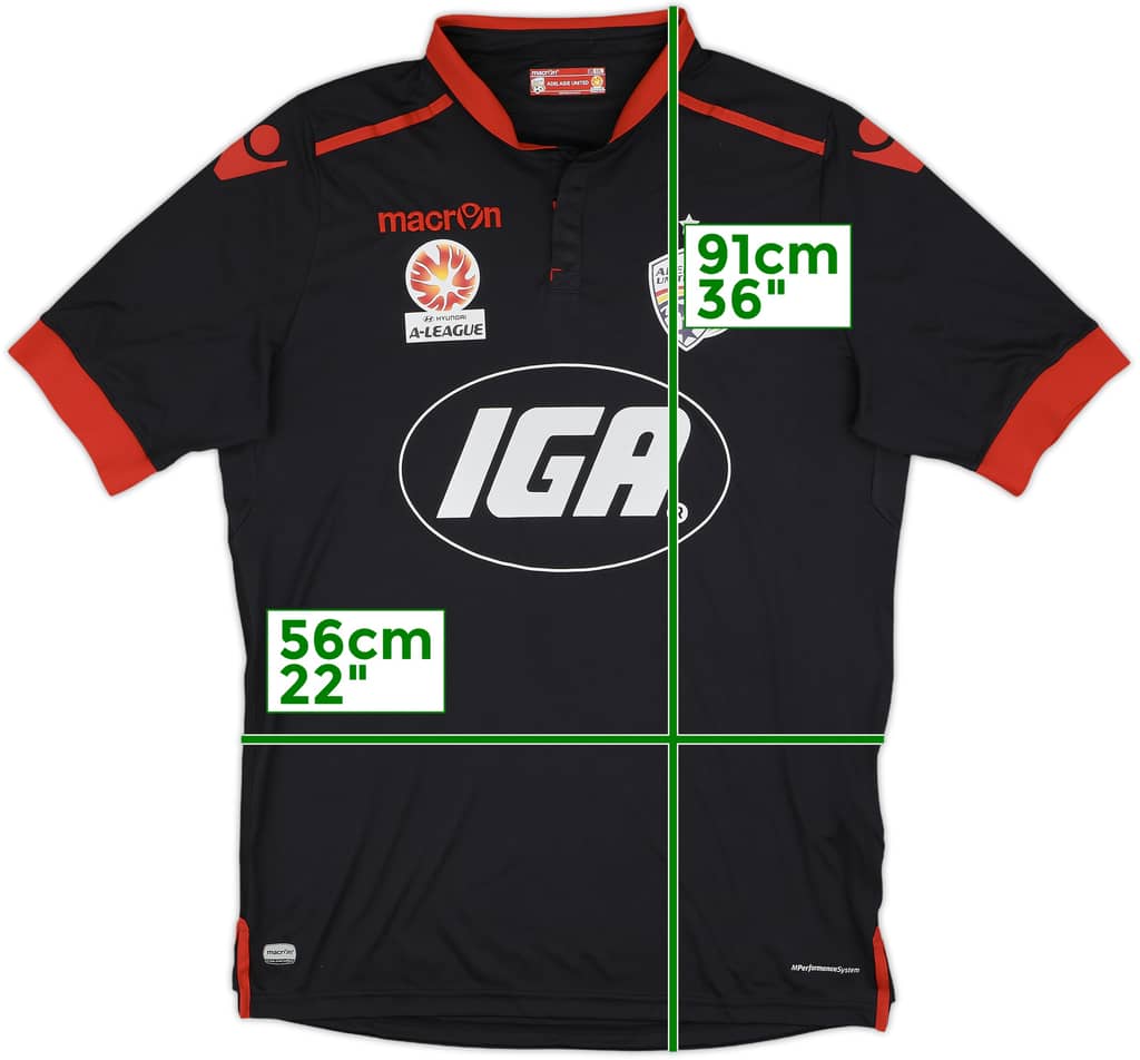 2016-17 Adelaide United Away Shirt - 9/10 - (XXL)