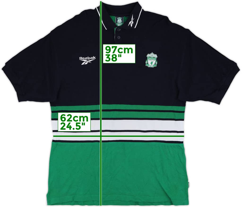 1999-00 Liverpool Reebok Polo Shirt - 7/10 - (XL)