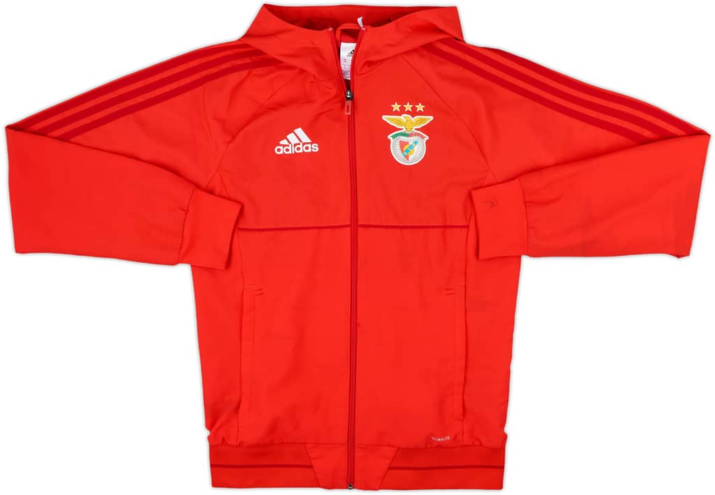 2017-18 Benfica adidas Hooded Track Jacket - 8/10 - (XS)