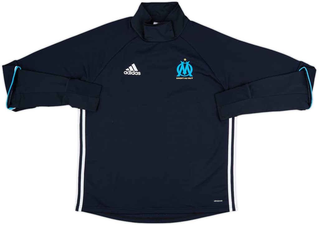 2016-17 Olympique Marseille adidas Drill Top - 8/10 - (L)