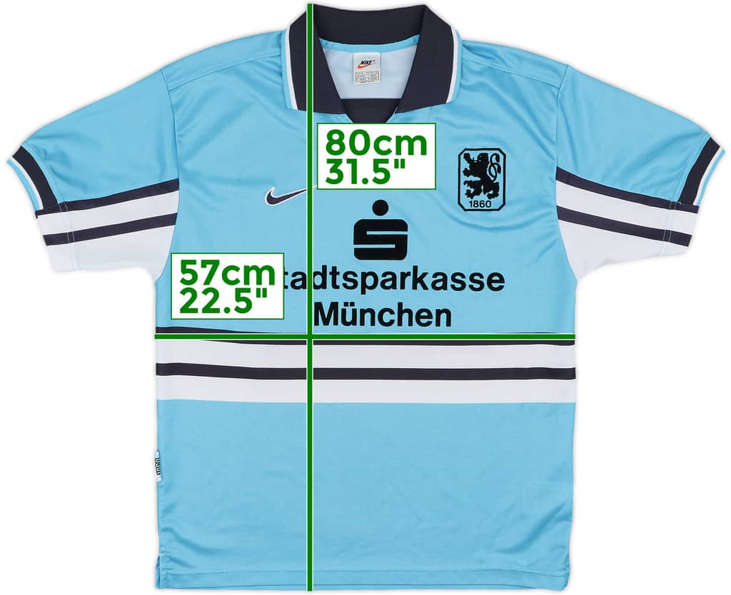 1997-98 1860 Munich Reserves Player Issue Home Shirt - 9/10 - (M)