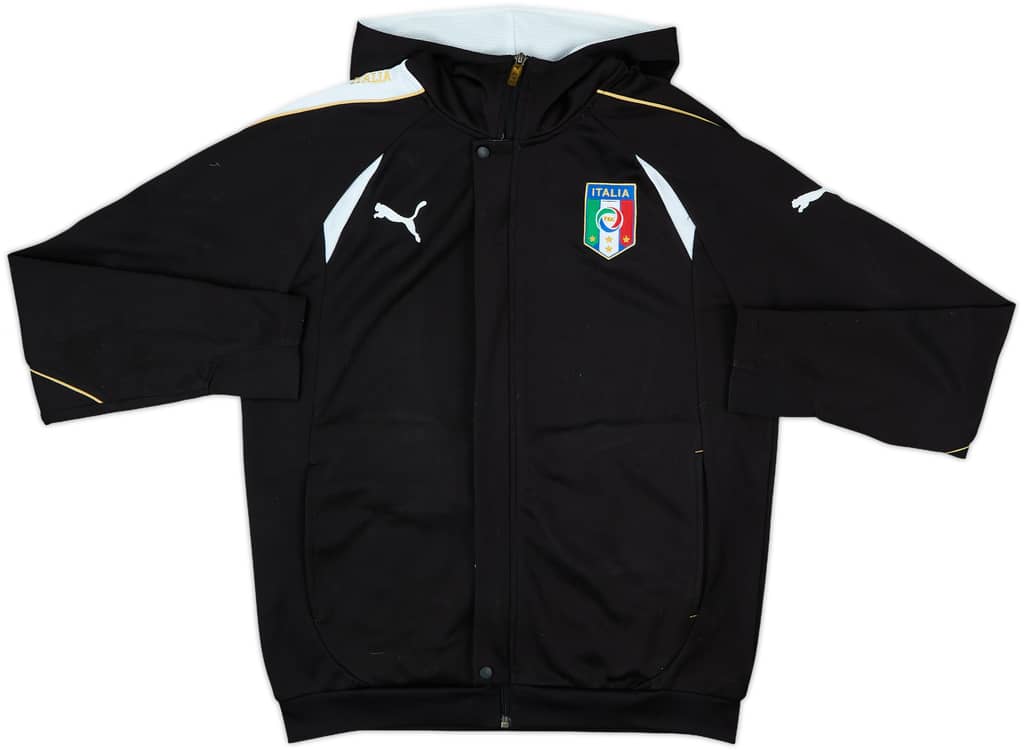 2010-11 Italy Puma Hooded Track Jacket - 8/10 - (M)