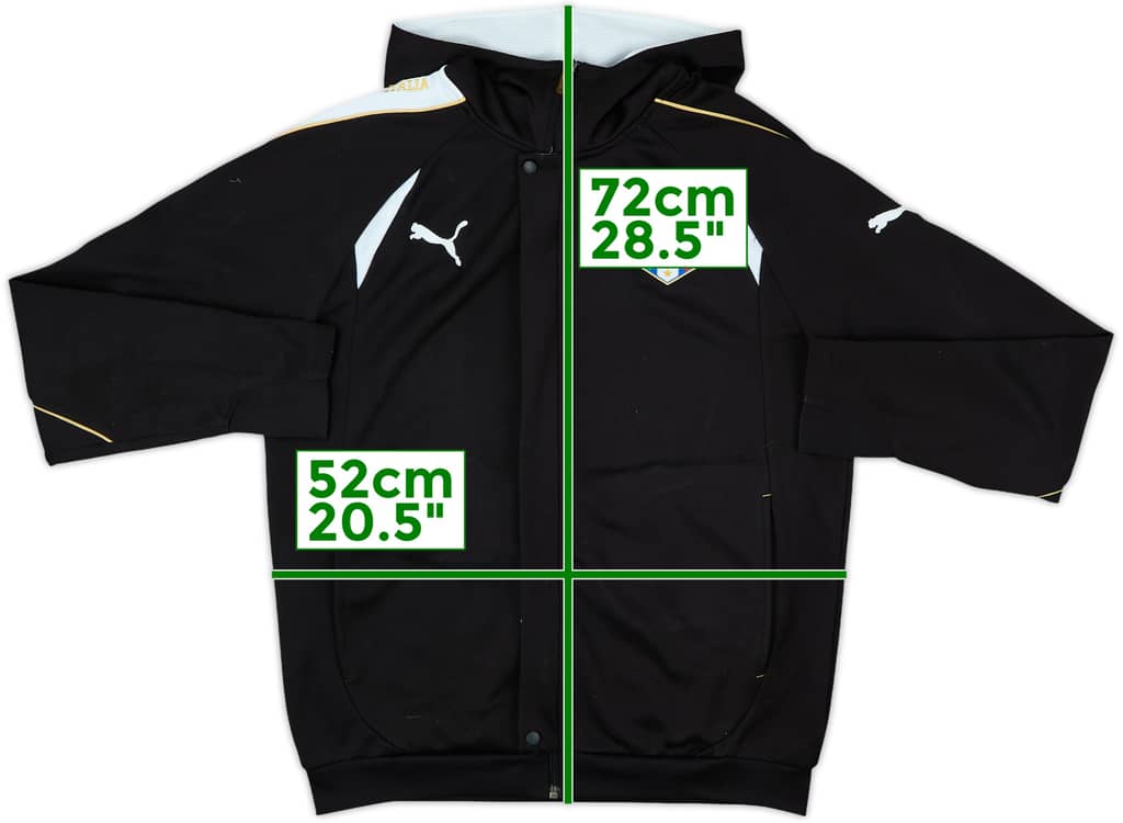 2010-11 Italy Puma Hooded Track Jacket - 8/10 - (M)