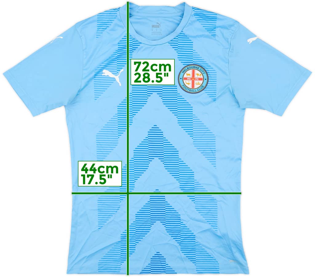 2022-23 Melbourne City Puma Training Shirt - 9/10 - (M)
