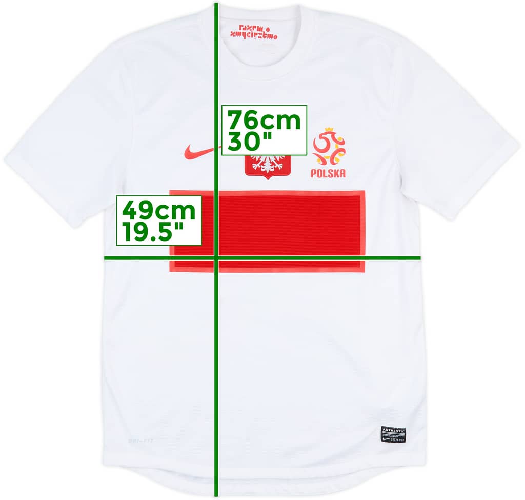 2012-13 Poland Home Shirt - 8/10 - (M)