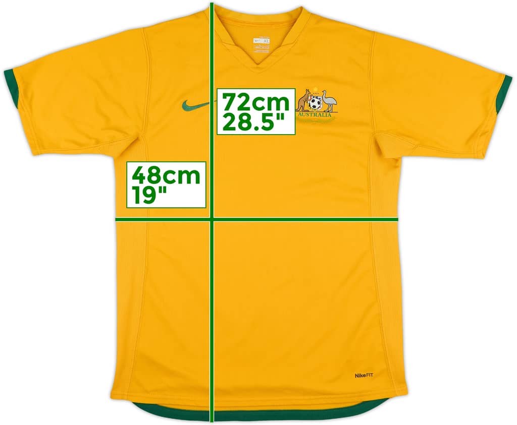 2006-08 Australia Home Shirt - 8/10 - (XL.Boys)