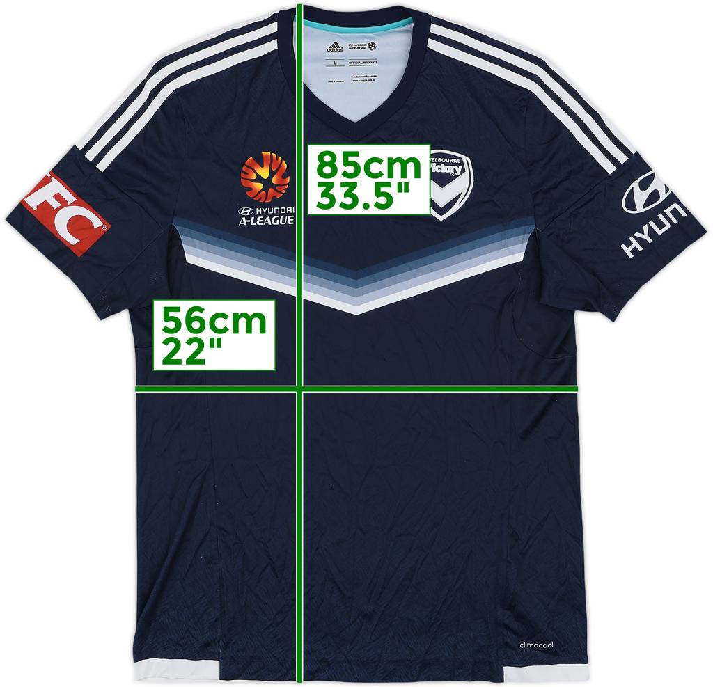 2016-17 Melbourne Victory Home Shirt - 8/10 - (L)