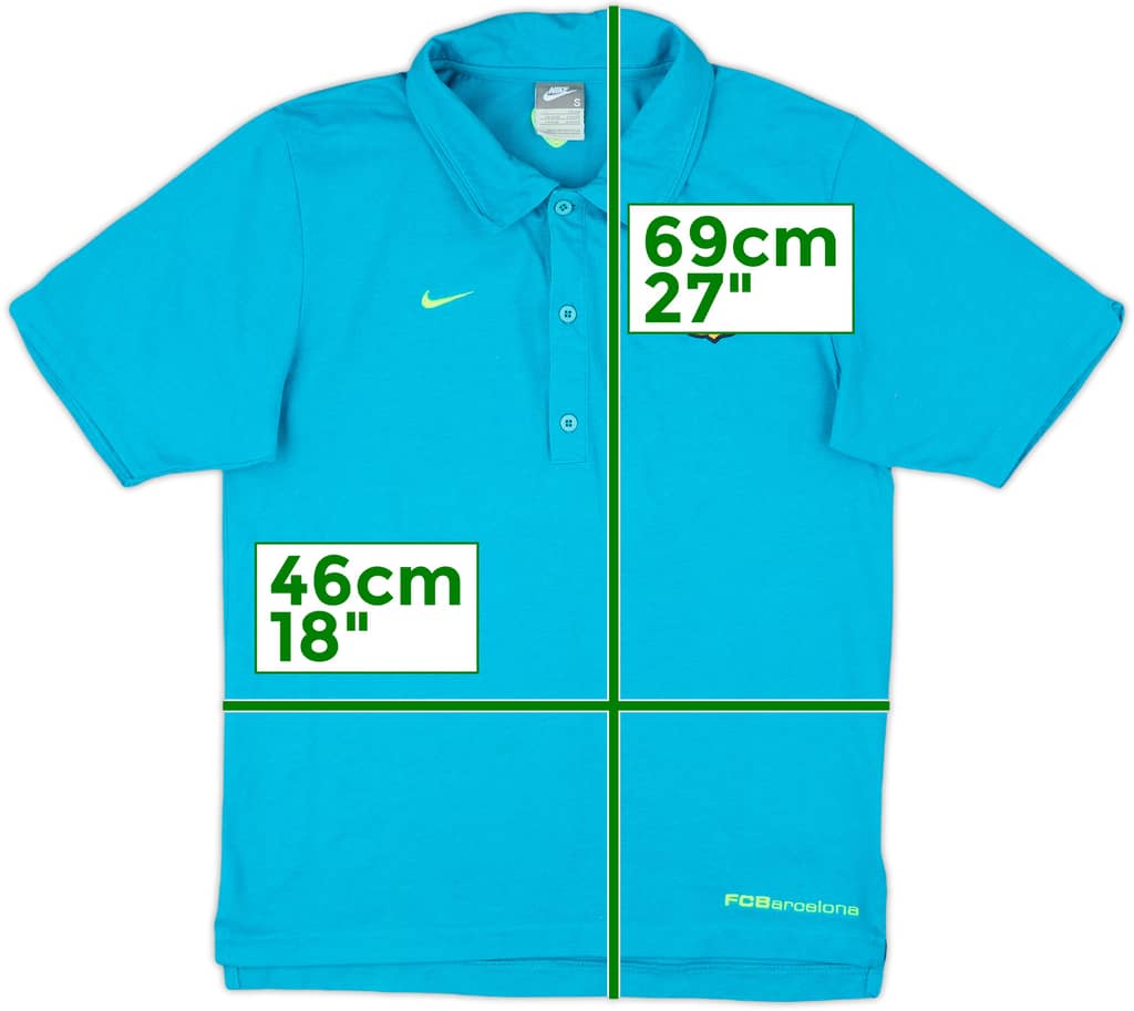 2008-09 Barcelona Nike Polo Shirt - 7/10 - (S)