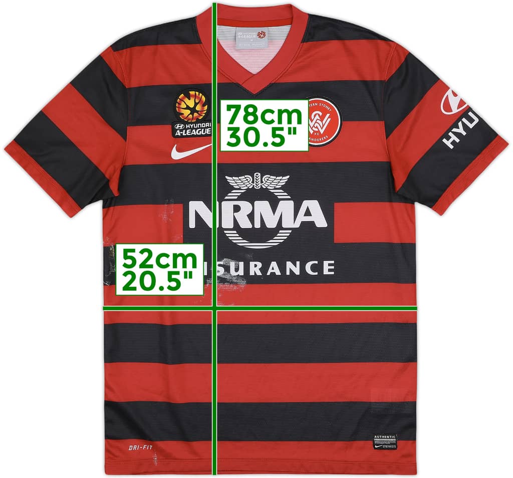 2012-14 Western Sydney Wanderers Home Shirt - 4/10 - (M)