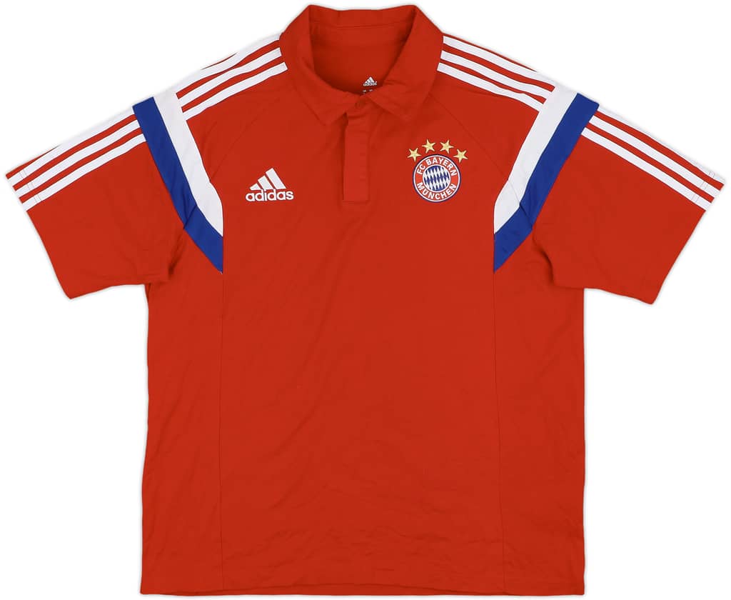 2014-15 Bayern Munich adidas Polo Shirt - 9/10 - (L)