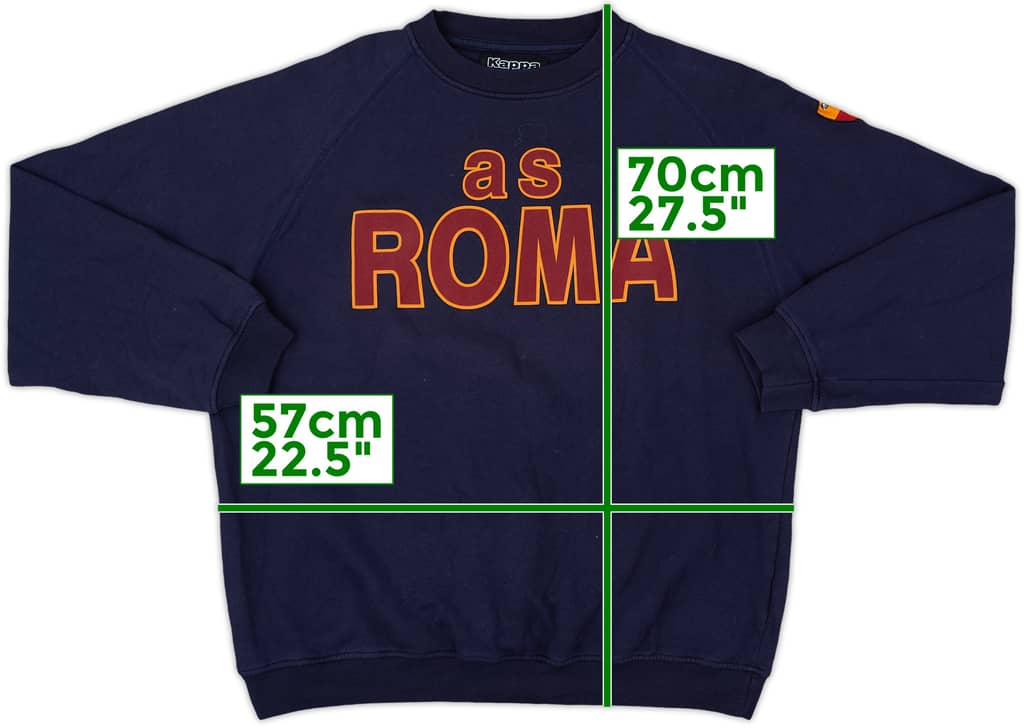 2003-04 Roma Kappa Sweat Top - 8/10 - (L)