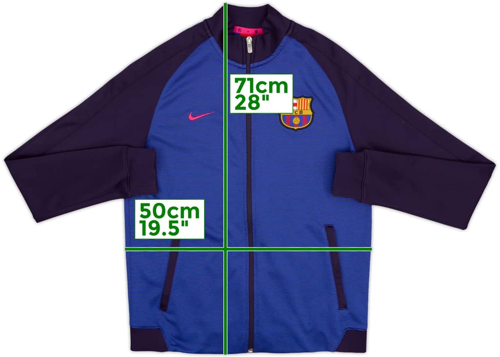 2016-17 Barcelona Nike Track Jacket - 8/10 - (M)