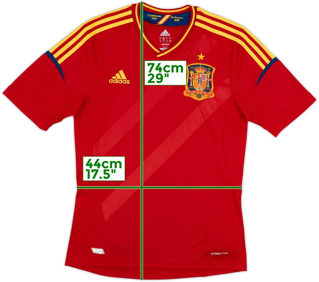 2011-12 Spain Home Shirt - 10/10 - (S)