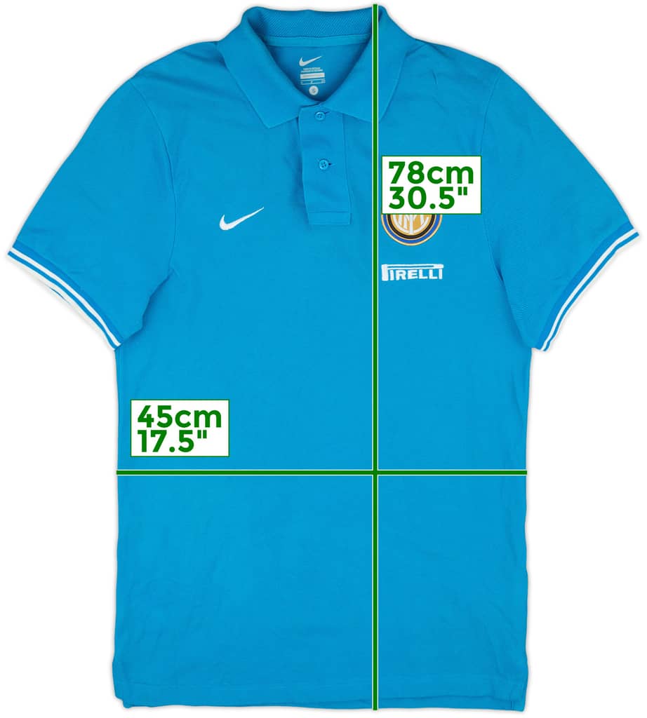 2011-12 Inter Milan Nike Polo Shirt - 8/10 - (S)