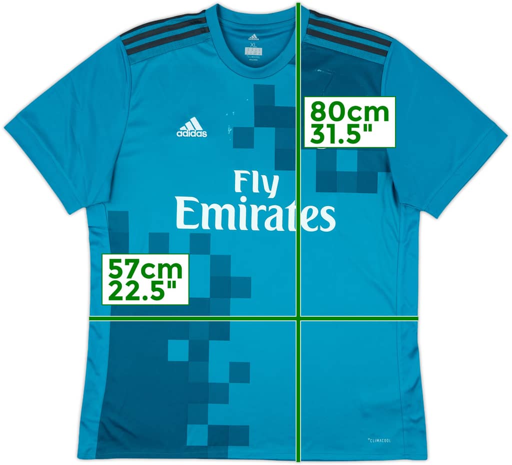 2017-18 Real Madrid Third Shirt - 5/10 - (XL)