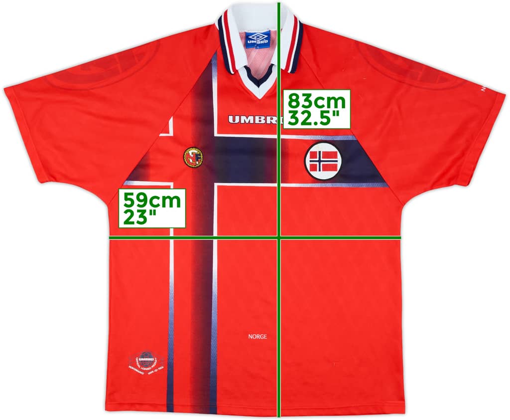 1997-98 Norway Home Shirt - 9/10 - (XL)