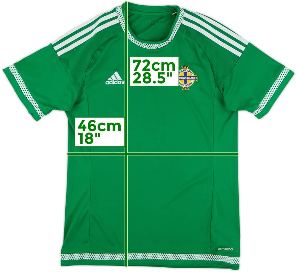 2015 Northern Ireland Home Shirt - 9/10 - (S)
