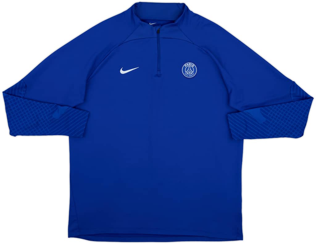 2022-23 Paris Saint-Germain Nike 1/4 Zip Drill Top - 9/10 - (XL)