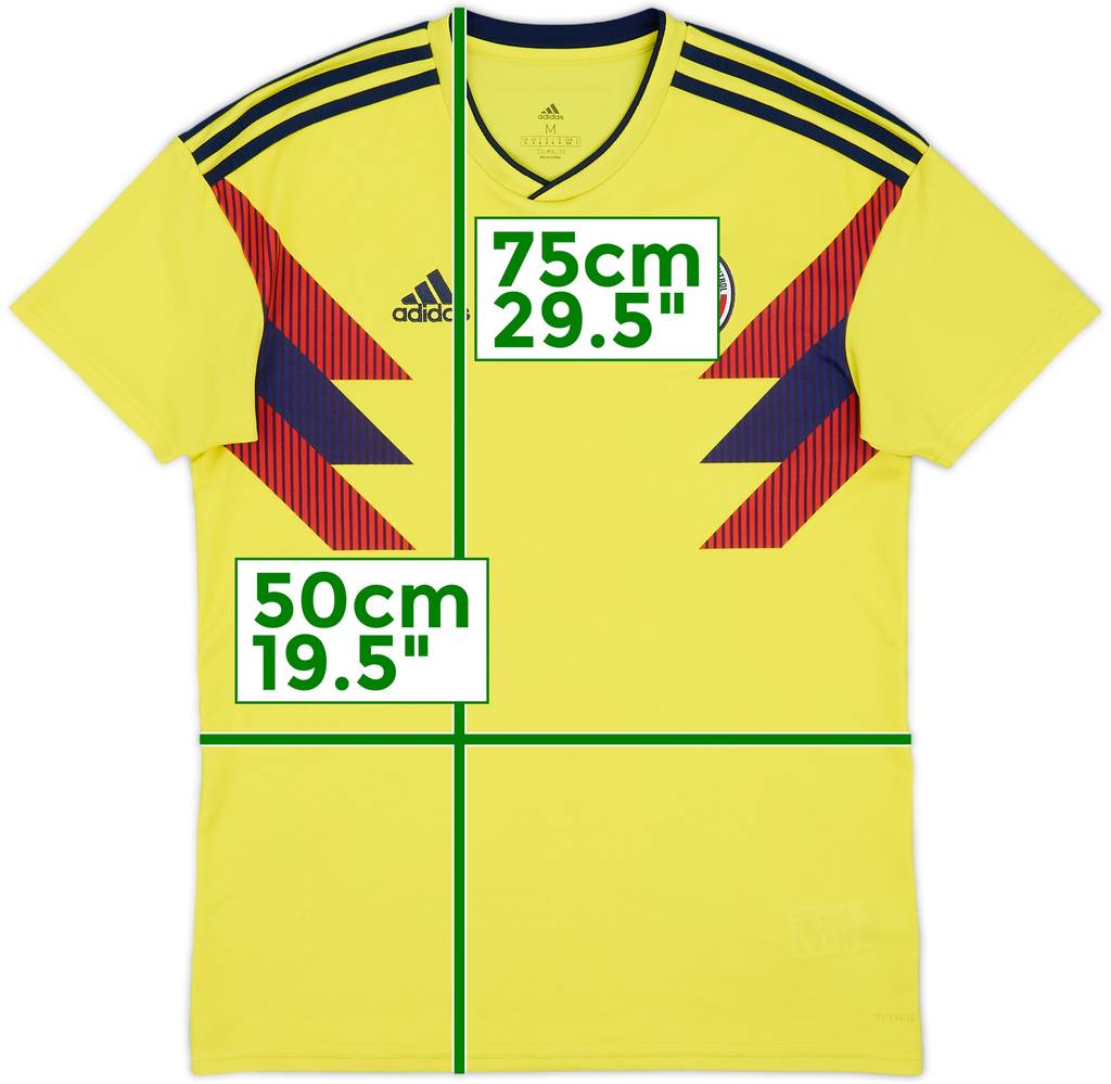 2018-19 Colombia Home Shirt - 7/10 - (M)