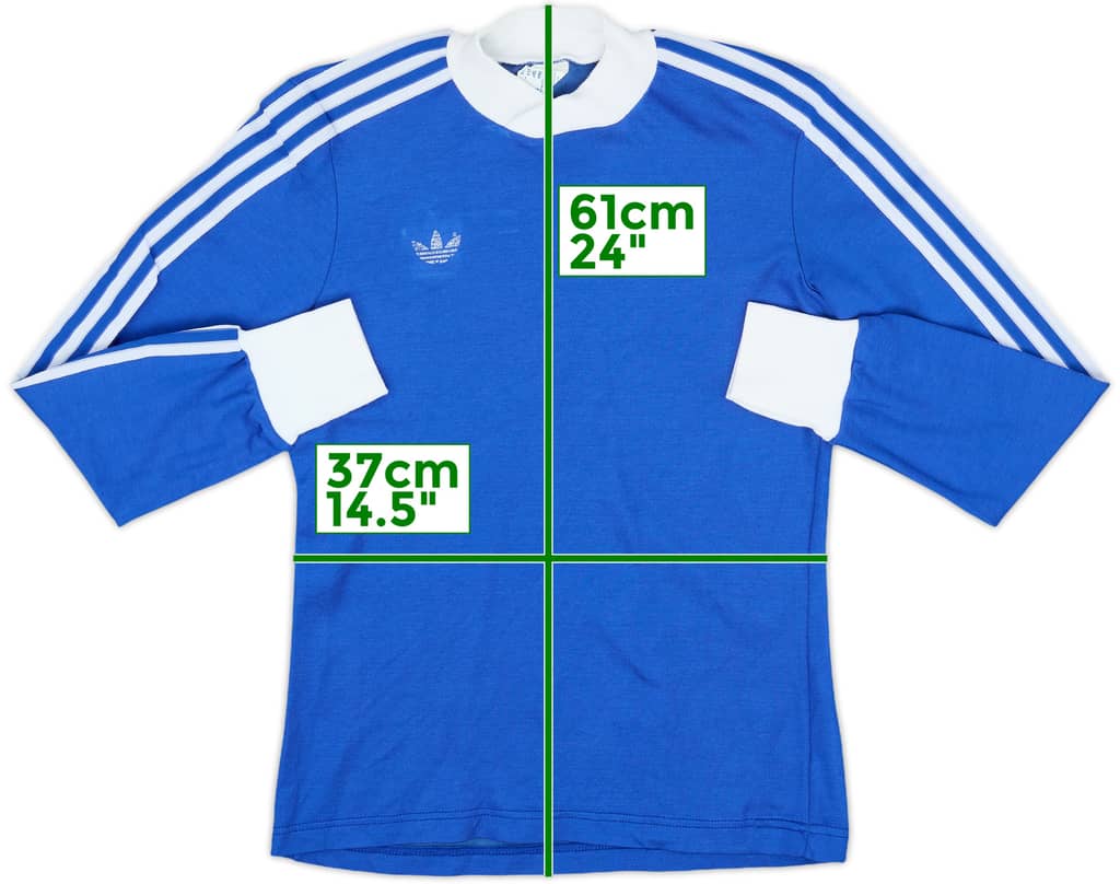 1980s adidas Template L/S Shirt - 8/10 - (S)