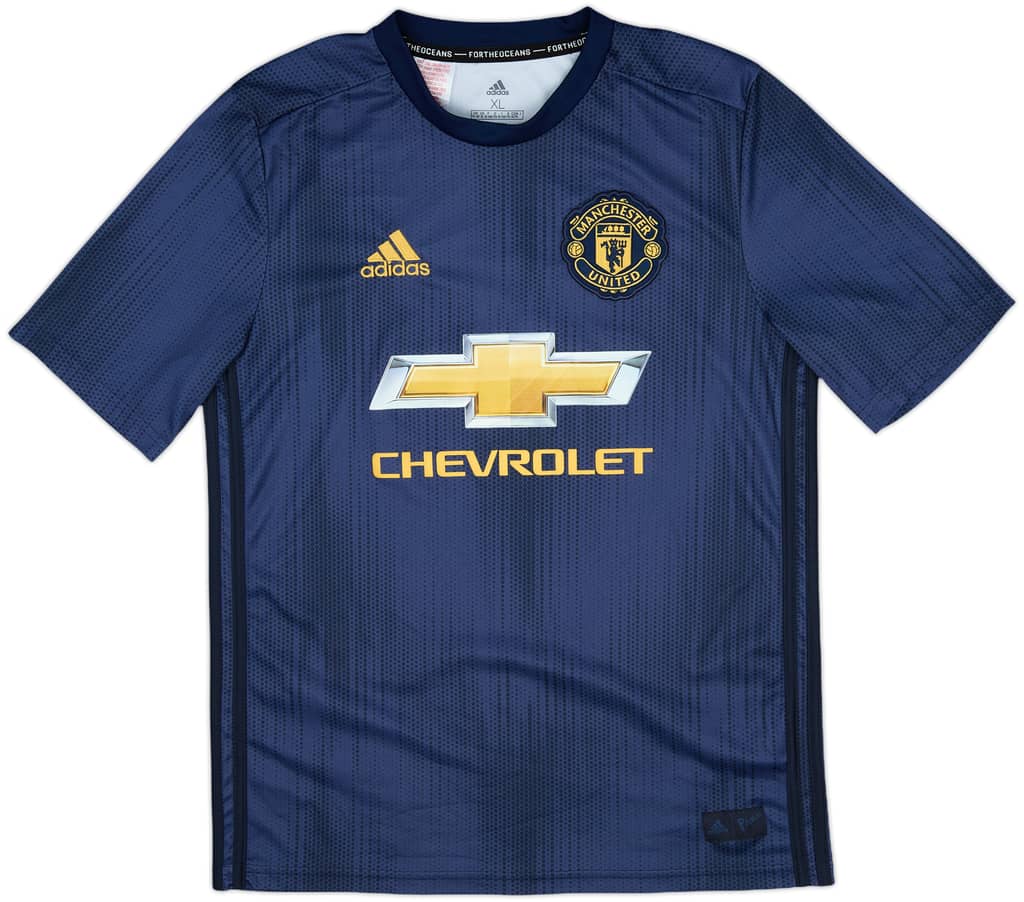 2018-19 Manchester United Third Shirt - 10/10 - (XL.Boys)