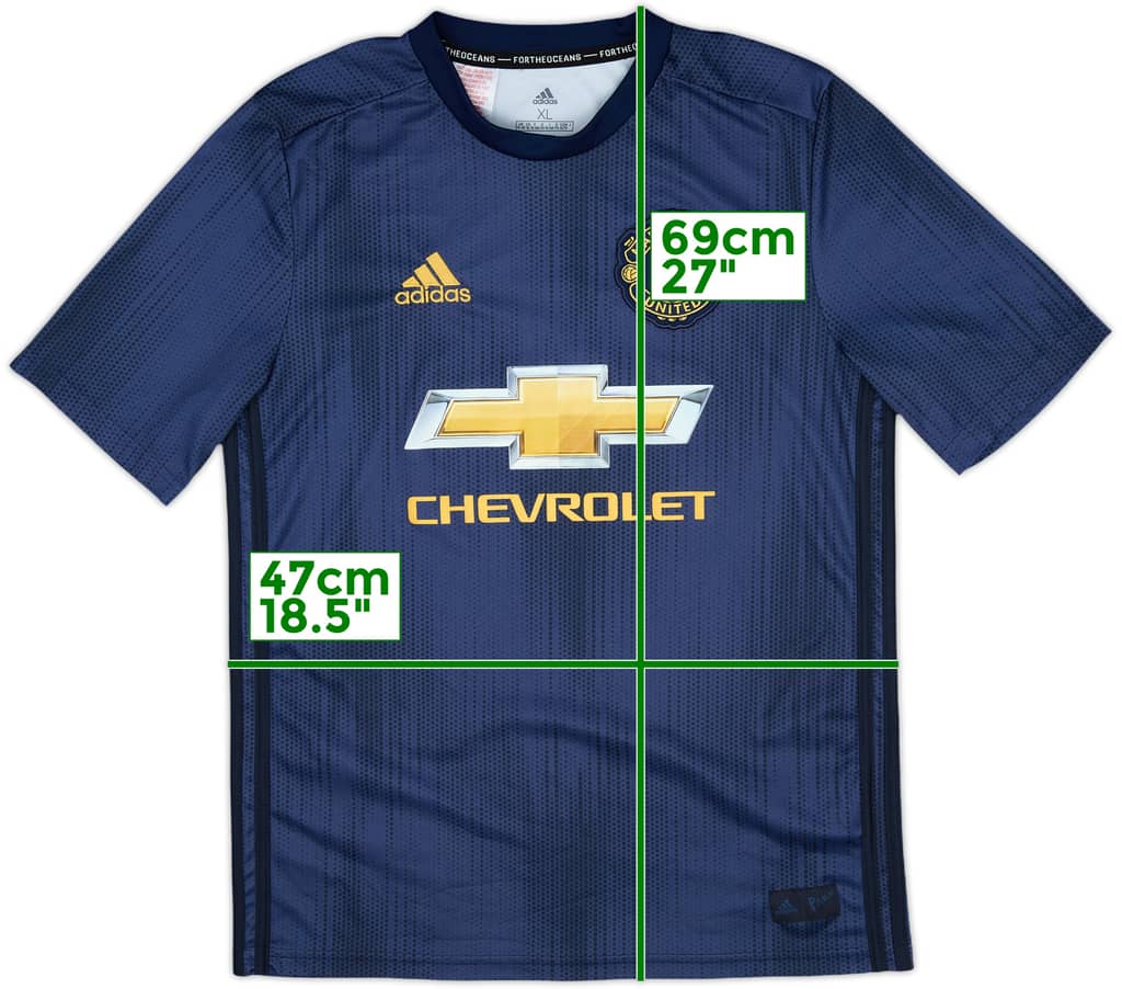 2018-19 Manchester United Third Shirt - 10/10 - (XL.Boys)