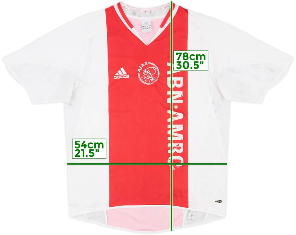 2004-05 Ajax Home Shirt - 4/10 - (M)