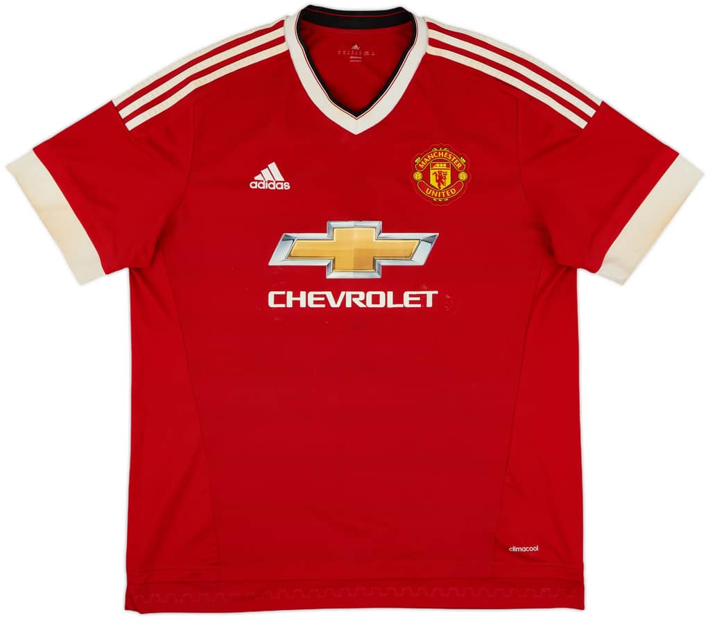 2015-16 Manchester United Home Shirt - 4/10 - (XL)