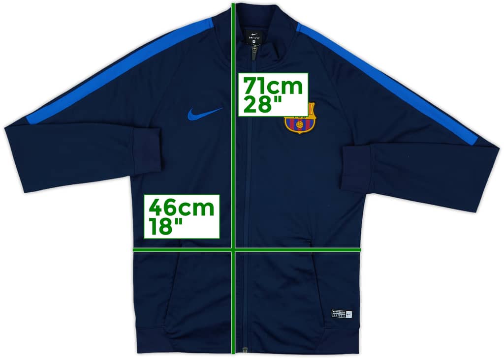 2016-17 Barcelona Nike Track Jacket - 9/10 - (M)
