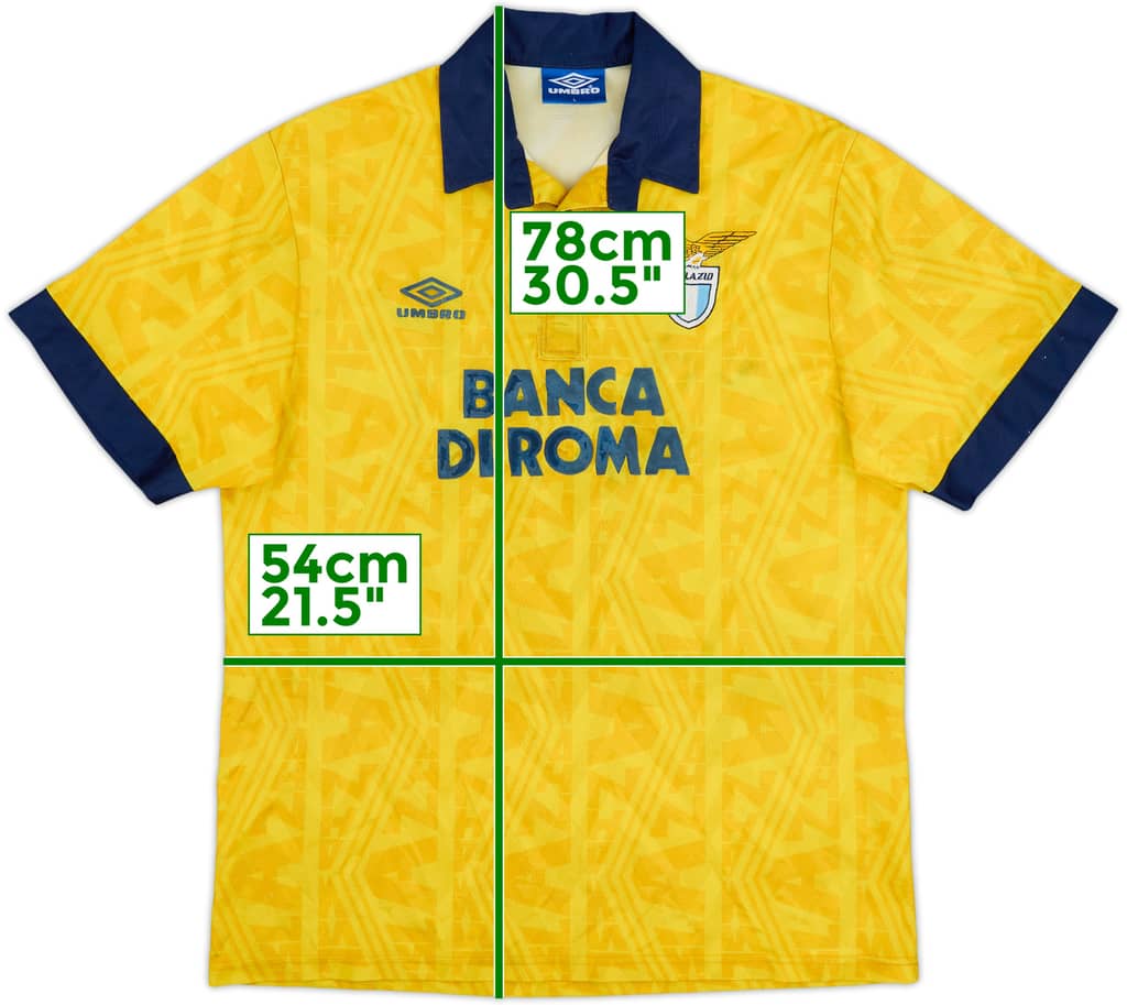 1993-94 Lazio Away Shirt - 6/10 - (L)